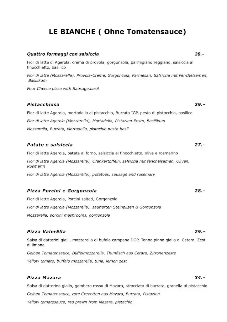 Menu_Restaurant La tavola (Pizza cucina e vino)_Risch-Rotkreuz_immagine_4