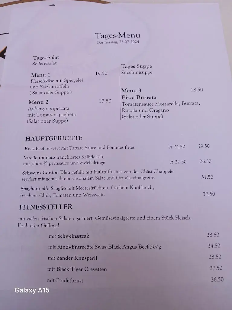 Menu_Luna Restaurant Bremgarten be_Bremgarten bei Bern_imagen_1