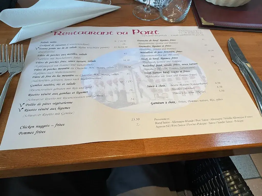 Restaurant Du Port_Estavayer-le-Lac_menu_image_1