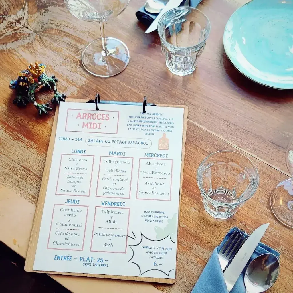 Menu_Frogs & Roses Tapas y Arroces_Estavayer-le-Lac_image_3