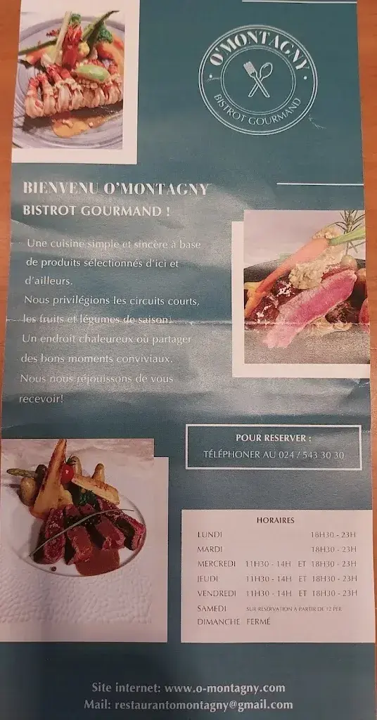 Menu_Bistrot O'Montagny_Montagny-près-Yverdon_image_1