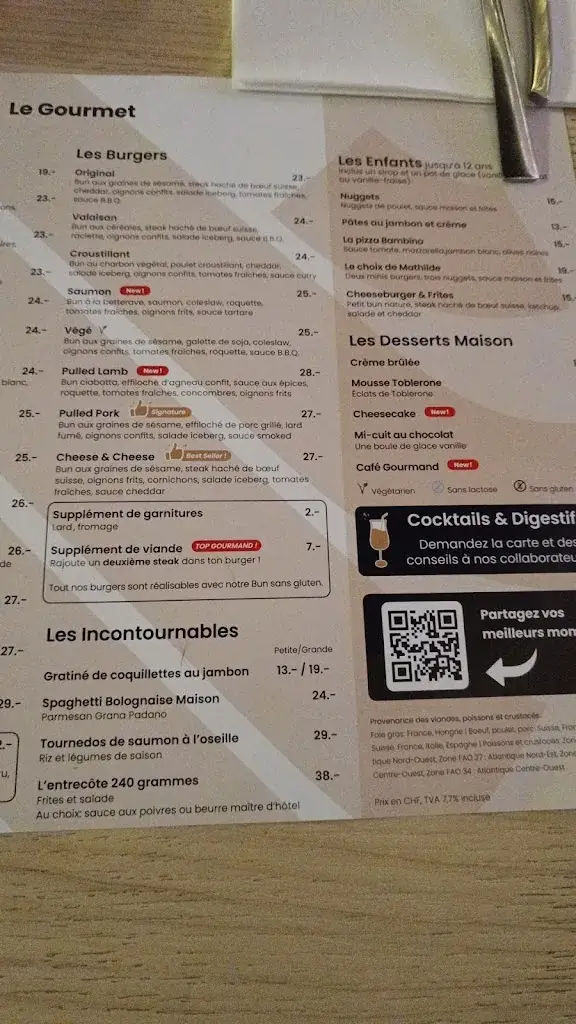 Gourmet Restaurant & Bar restaurant à Rennaz