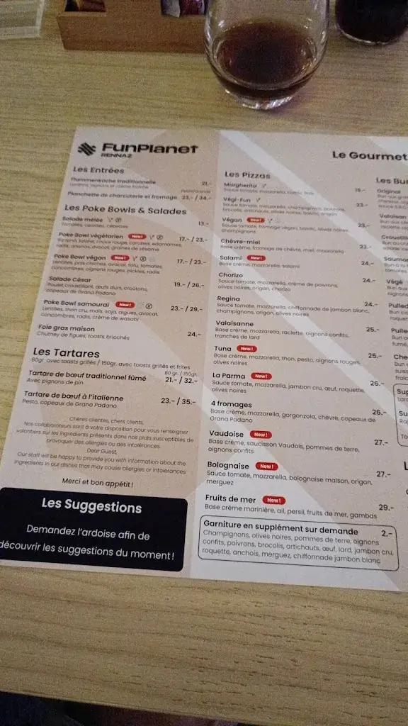 Menu_Gourmet Restaurant & Bar_Rennaz_image_2