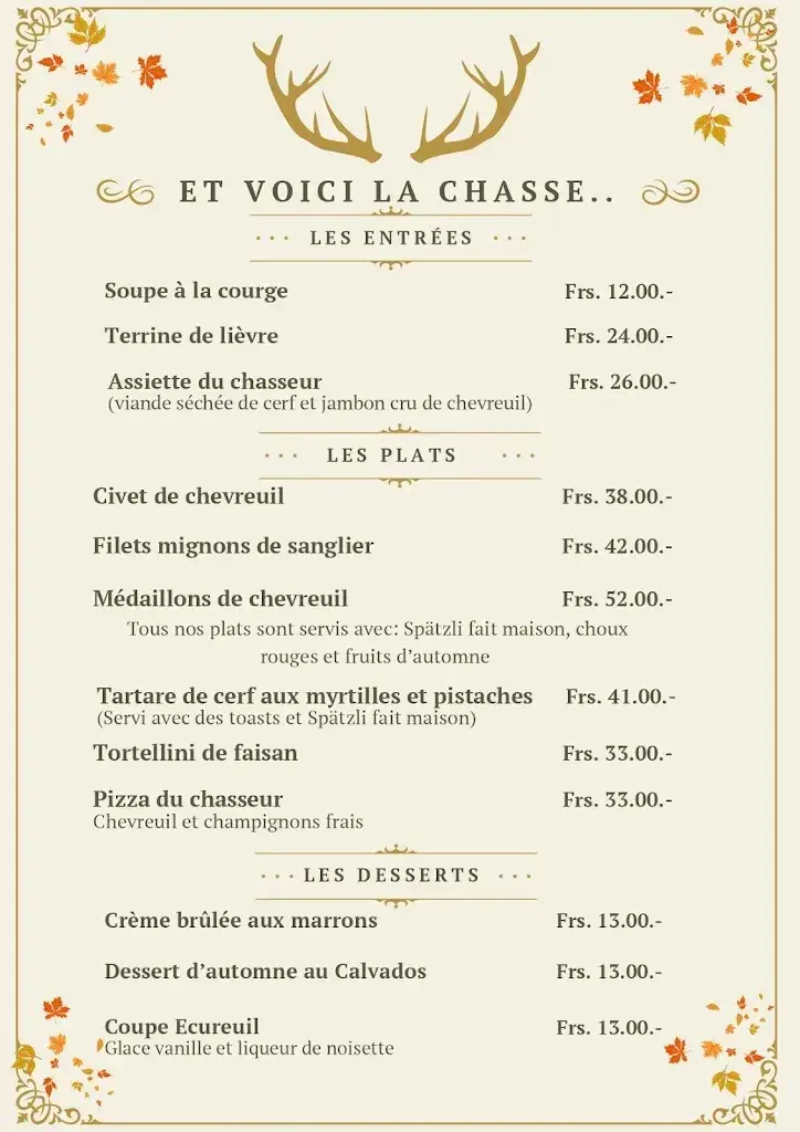 Menu_Restaurant de l'Aigle_Villeneuve_image_3