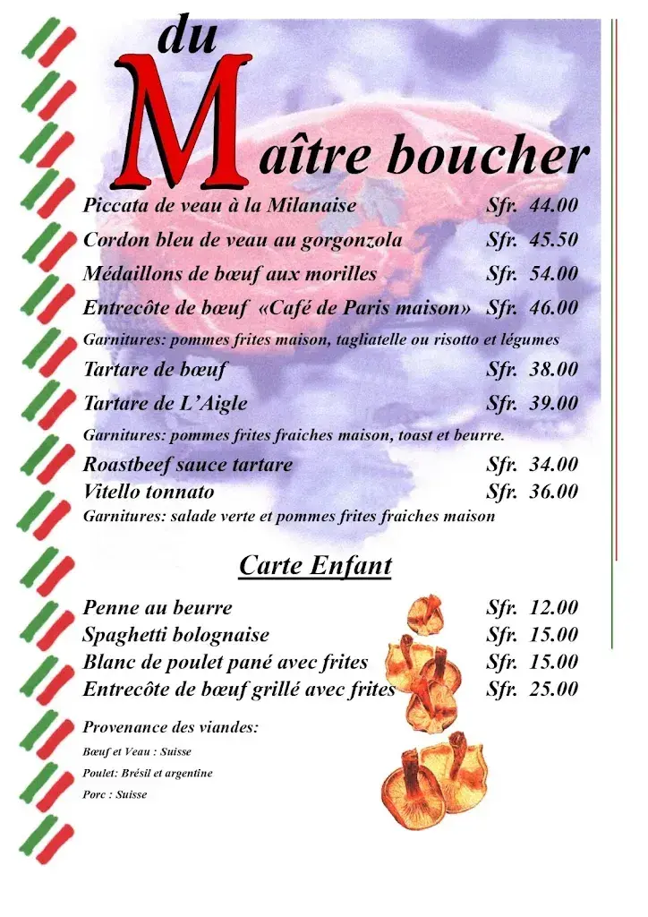 Menu_Restaurant de l'Aigle_Villeneuve_image_4