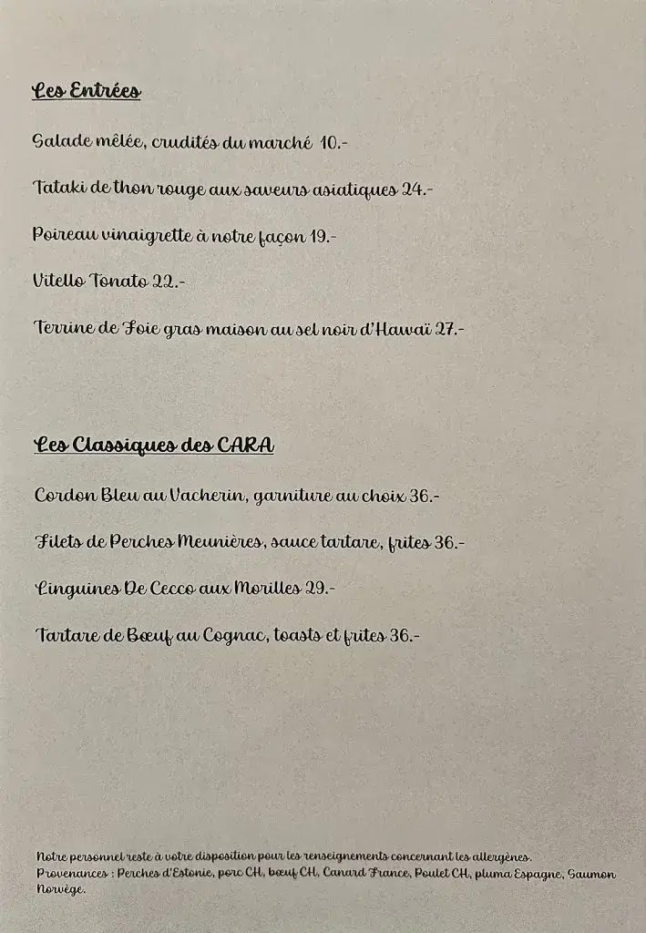 Menu_Auberge des Carabiniers_Saint-Aubin_image_1