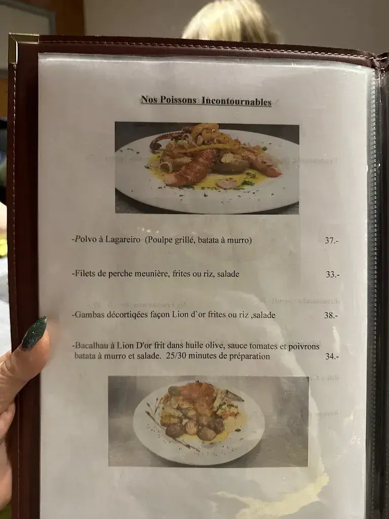 Menu_Café-restaurant Le lion d’or Pires Fernanda_Les Montets_image_2