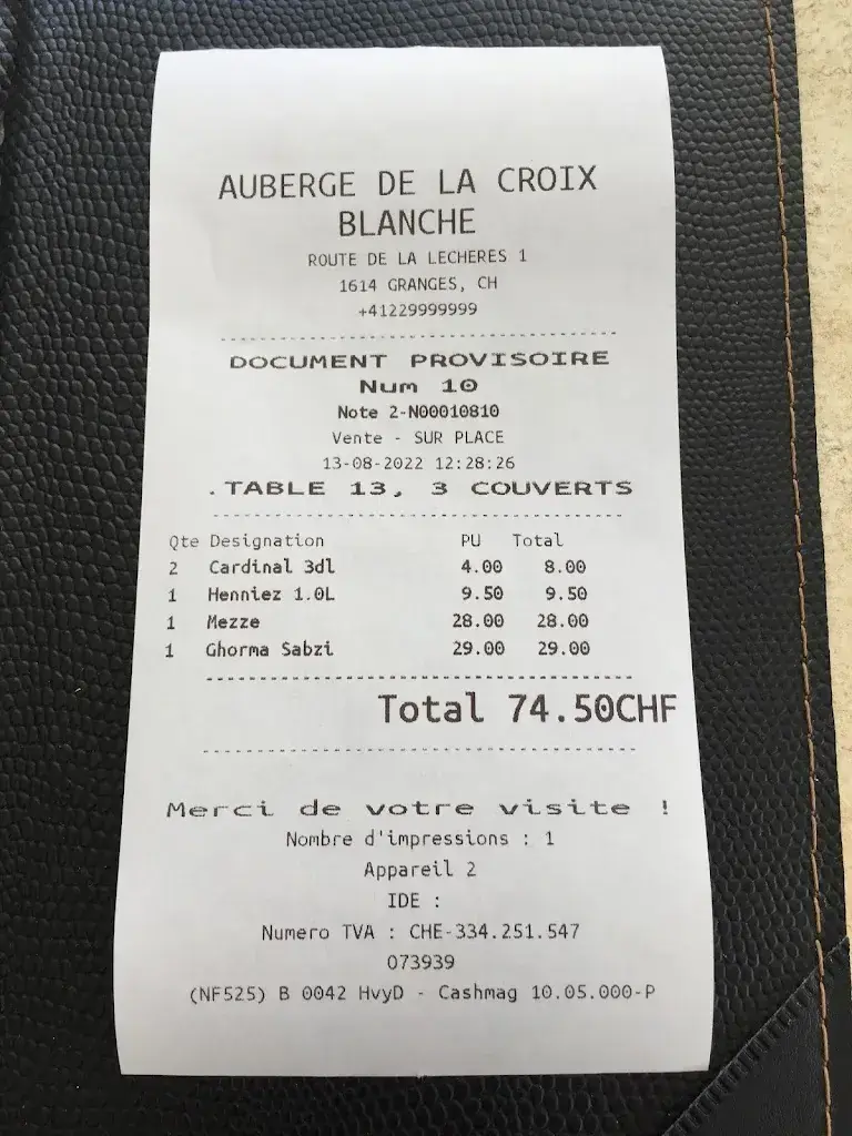 Babette Pauchon_Auberge de la Croix Blanche_Granges (Veveyse)_review