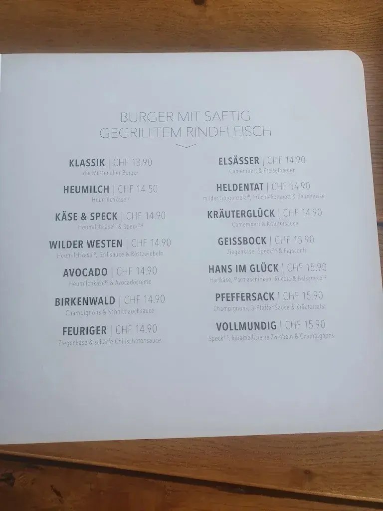Menu_HANS IM GLÜCK - BERN Gümligen_Muri bei Bern_image_3