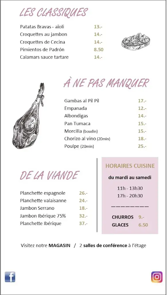 Menu_La Bodega_Saxon_image_2