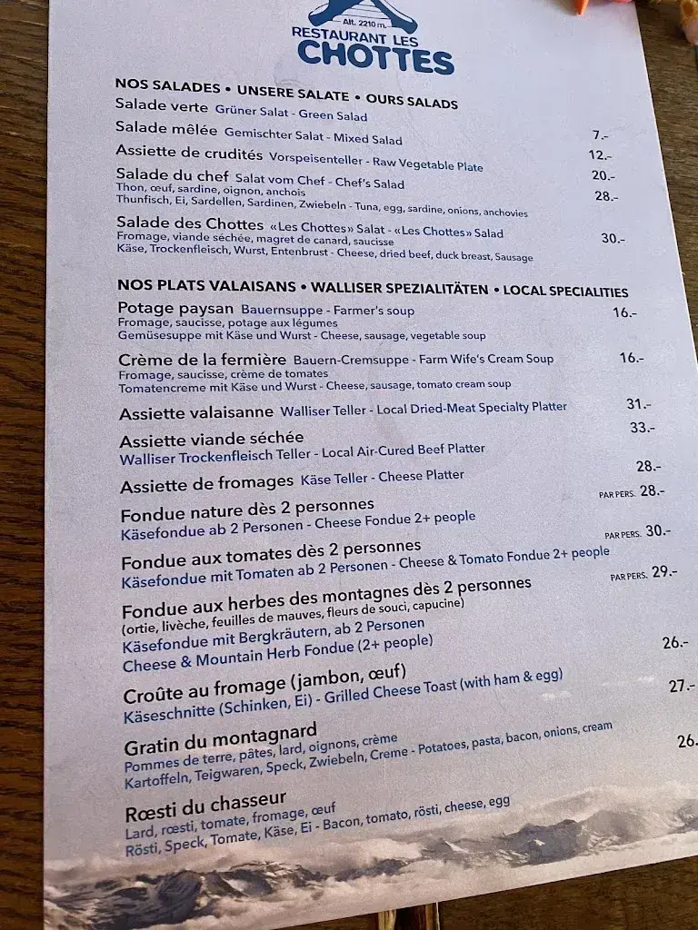 Menu_Restaurant Les Chottes_Veysonnaz_image_3