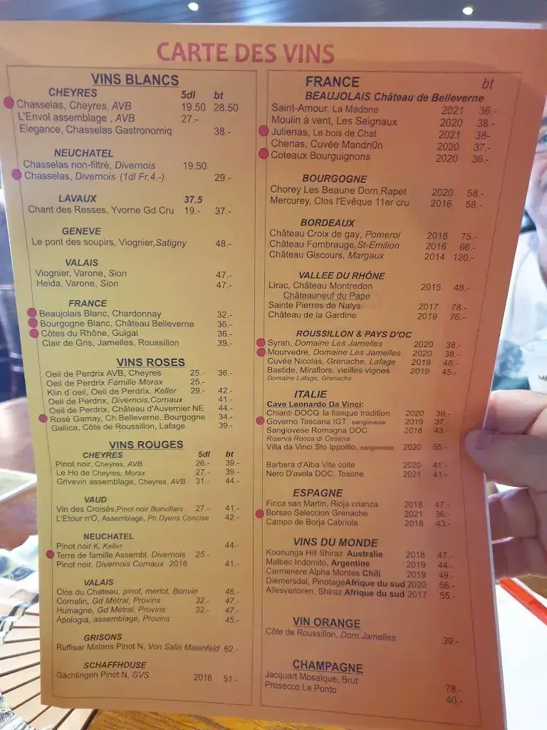 Menu_La Lagune_Cheyres_immagine_3