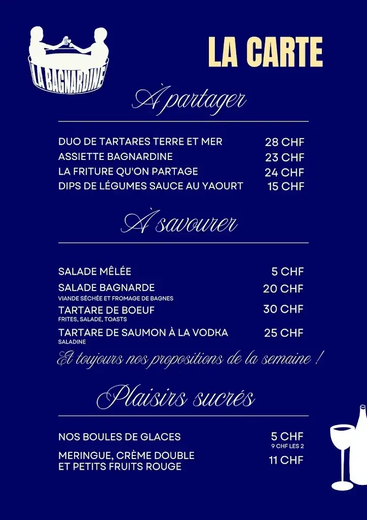 La Bagnardine ristorante a Le Châble