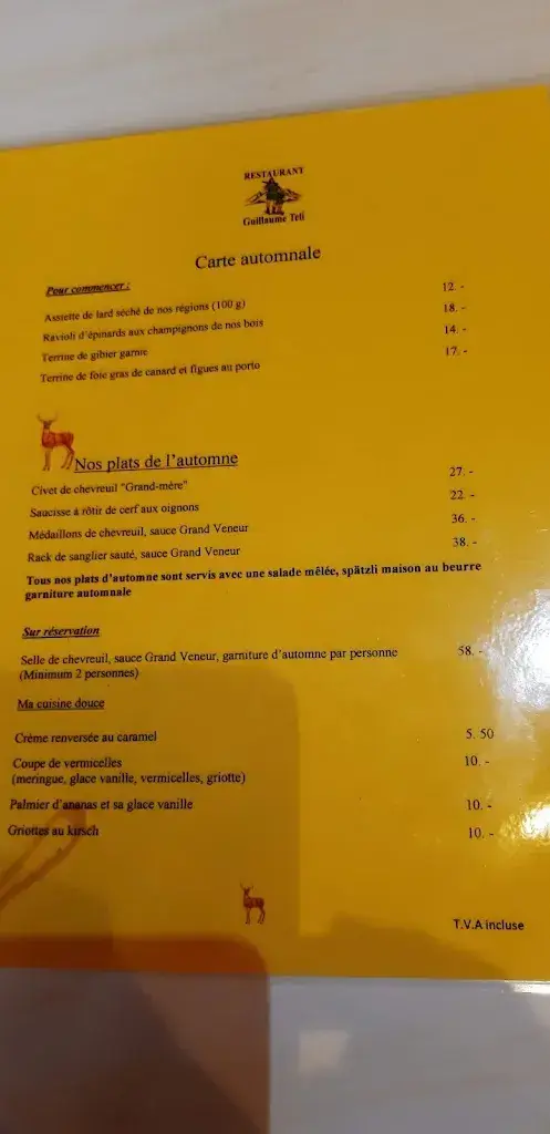 Menu_Auberge Guillaume Tell_Villaz-Saint-Pierre_image_1