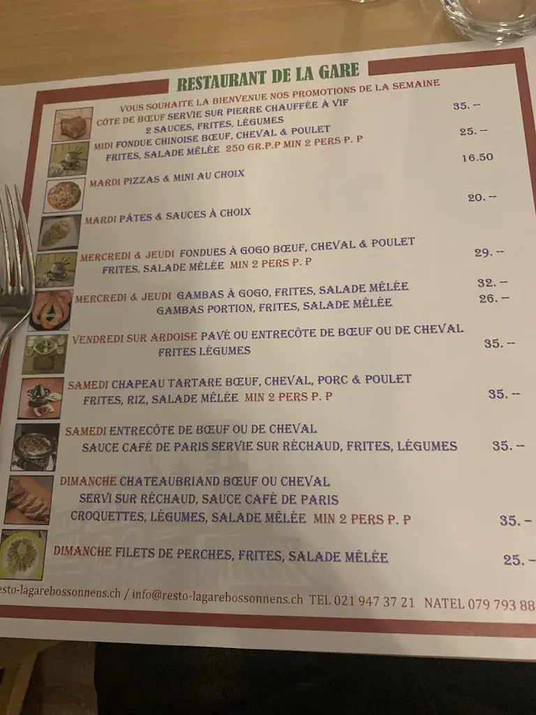 Menu_Restaurant de la Gare_Bossonnens_image_4
