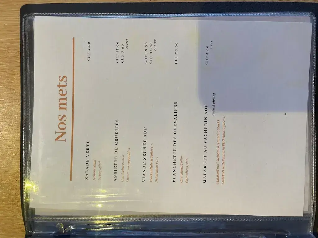 Menu_La Table des Chevaliers_Gruyères_image_3