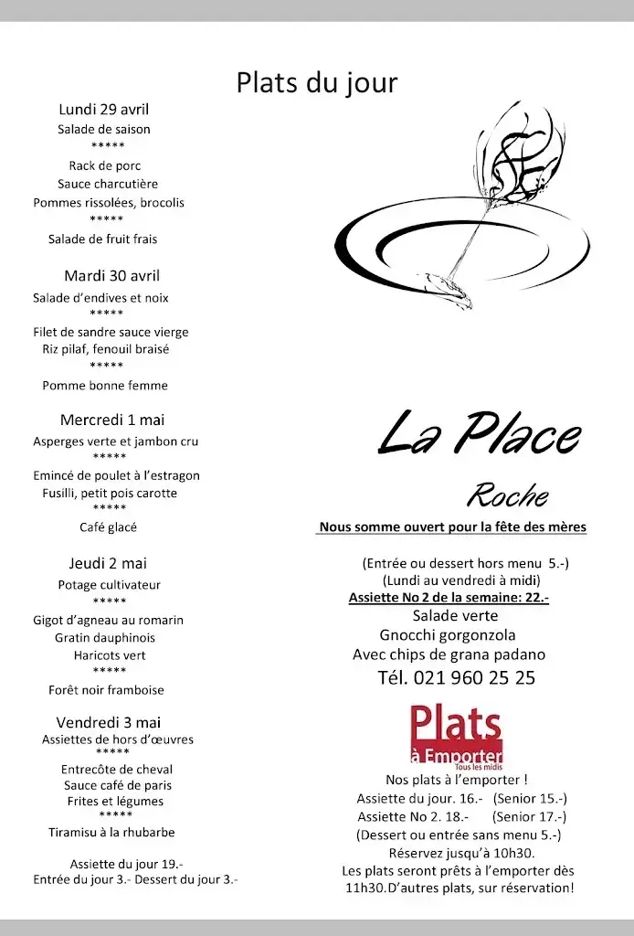 Menu_Café de la Place Roche Sàrl_Roche_image_3