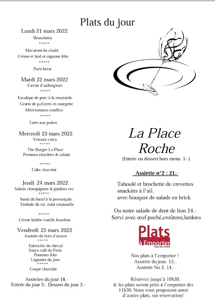 Menu_Café de la Place Roche Sàrl_Roche_image_4