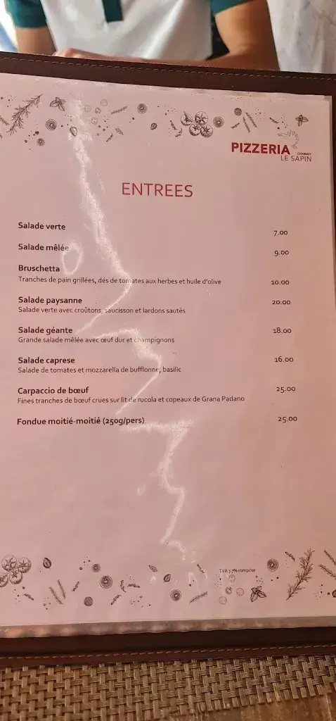 Menu_Pizzeria le Sapin - Charmey_Val-de-Charmey_image_2