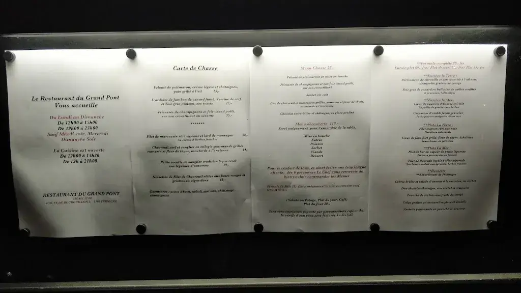 Menu_Le Grand-Pont Brasserie & Restaurant_Fribourg_immagine_4
