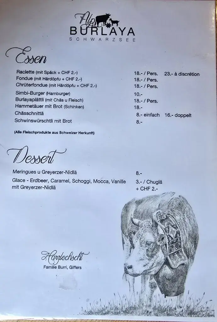 Alp Burlaya_Plaffeien_menu_image_1