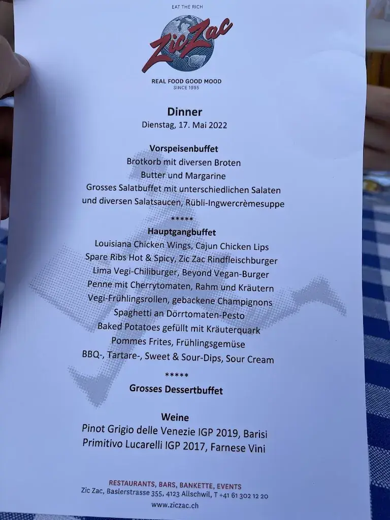 Zic Zac Basel restaurant in Allschwil