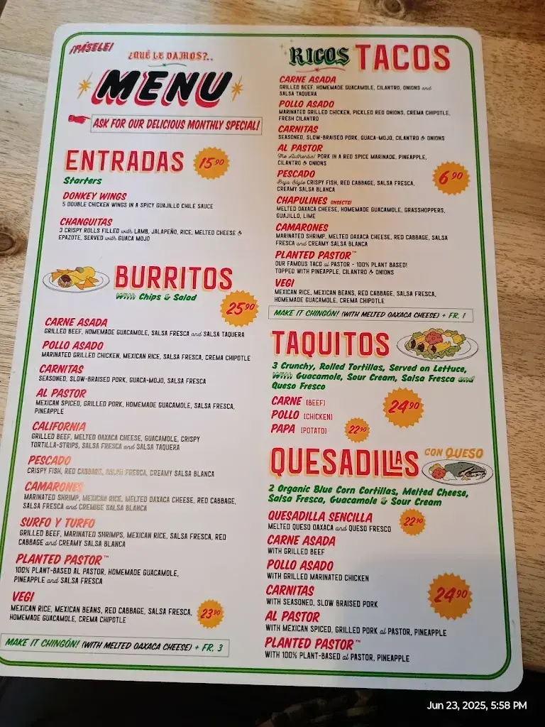 La Taquería _Zürich_menu_image_1