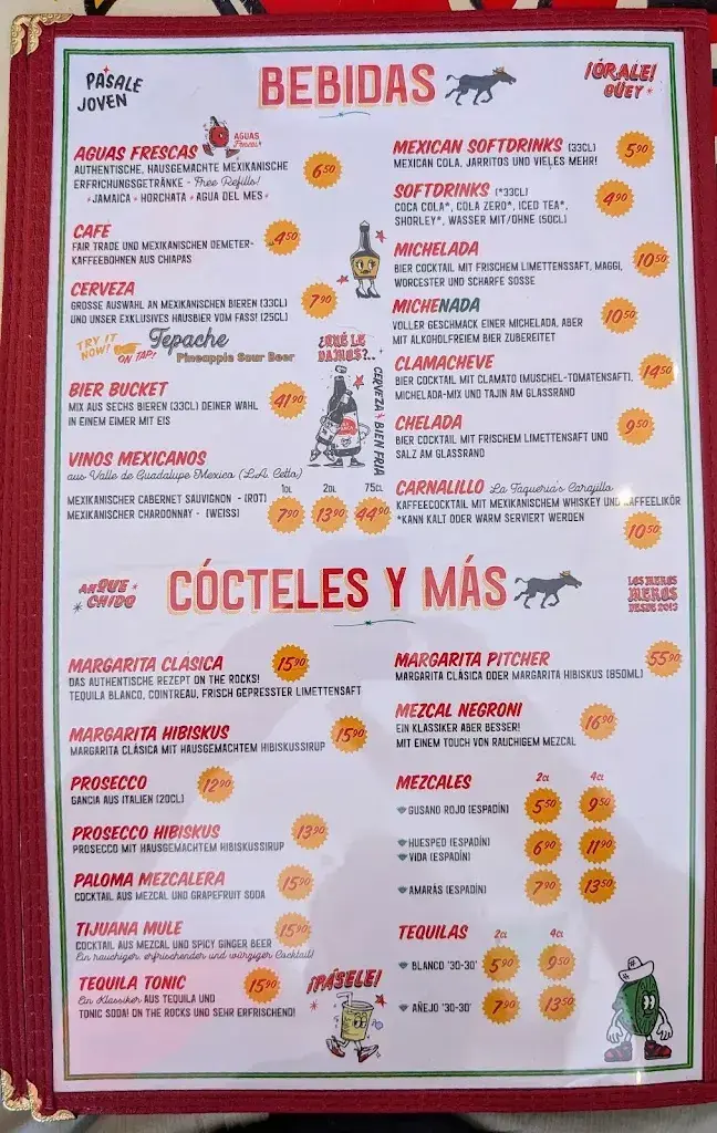 Menu_La Taqueria (Kreis 4)_Zürich_image_2