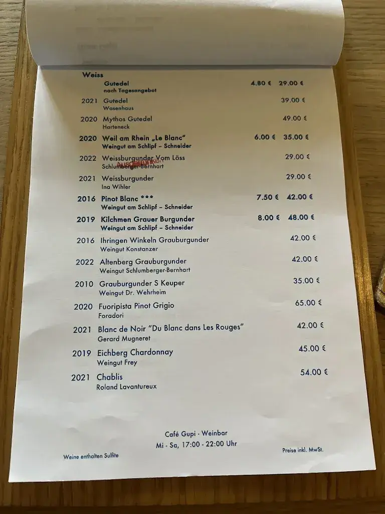 Café Gupi - Weinbar_Germany_menu_image_1