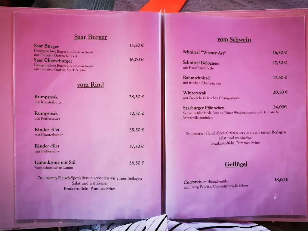 Menu_Hotel Restaurant Zunftstube_Germany_image_2