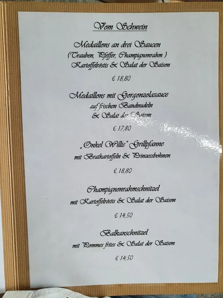 Restaurant zum Onkel Willi_Germany_menu_image_1