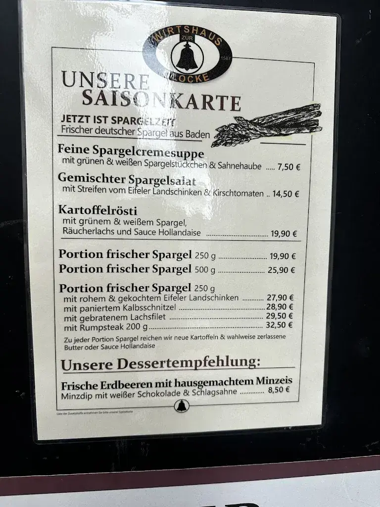 Menu_Wirtshaus Zur Glocke_Germany_immagine_3