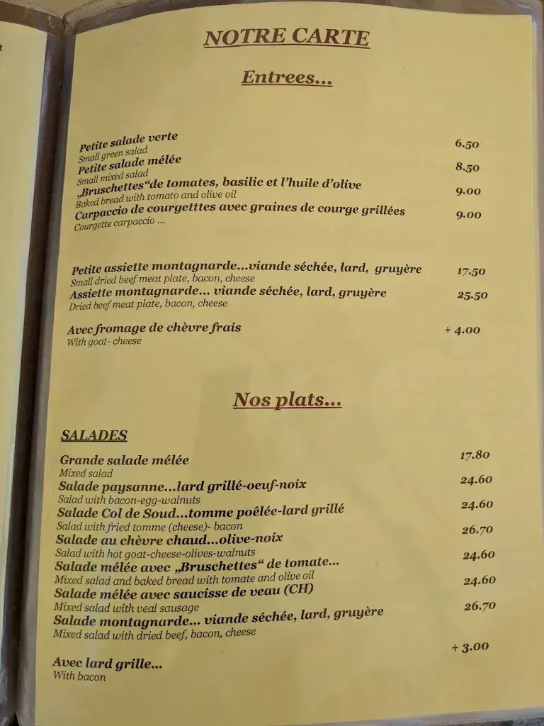 Menu_Restaurant-Auberge Col-de-Soud_Villars-sur-Ollon_image_2