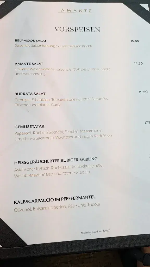 Menu_AMANTE Restaurant_Belp_image_4