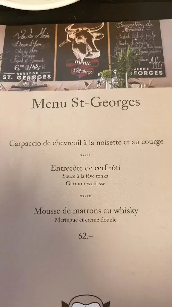 Menu_Auberge St. Georges_Corminboeuf_image_3