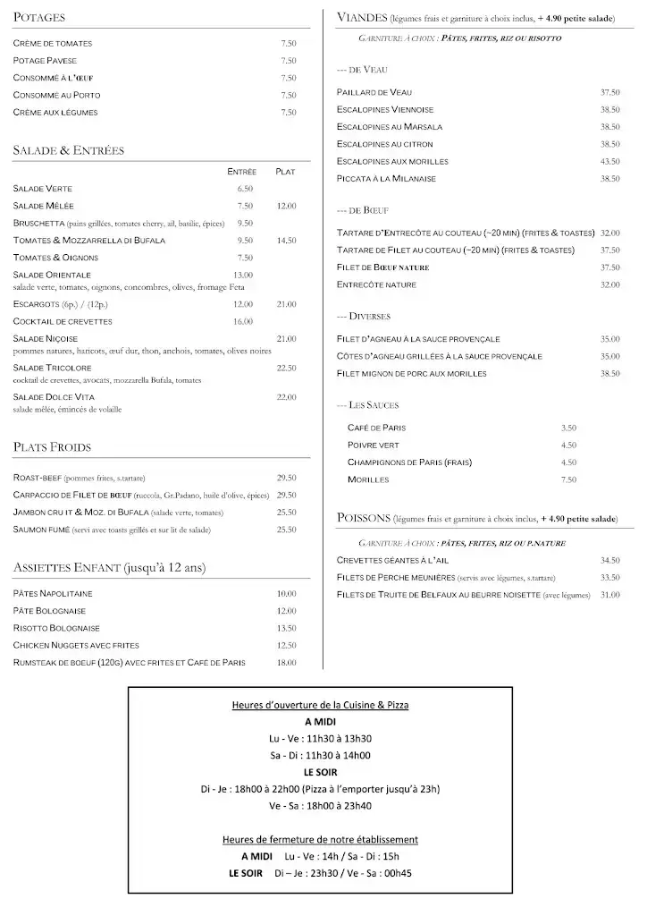 Menu_Restaurant Pizzeria de l'Escale_Givisiez_immagine_2