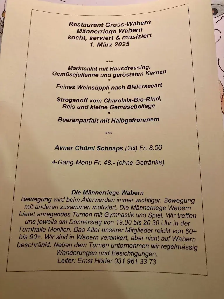 Verena V._Restaurant Gross-Wabern_Wabern bei Bern_review