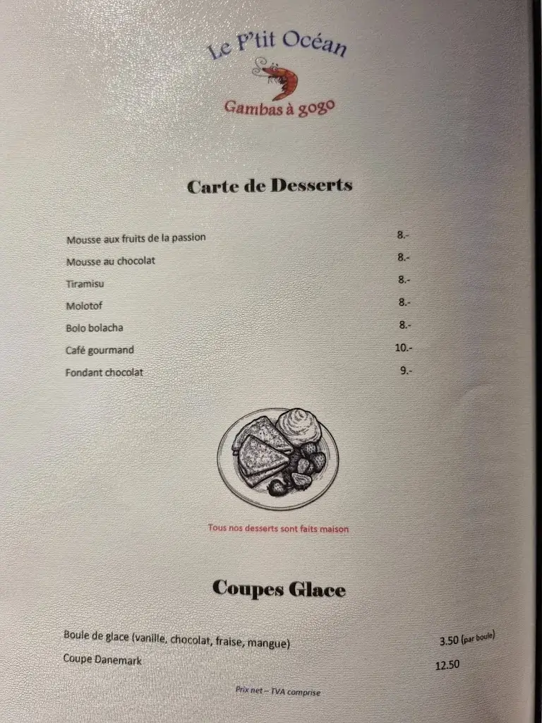Le P'tit Océan Fribourg_Granges-Paccot_menu_image_1