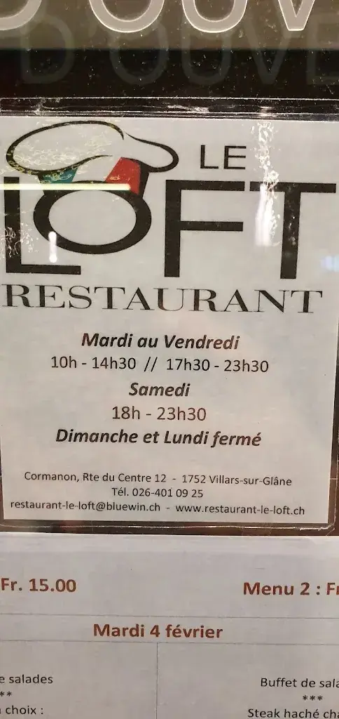 Le Loft_Villars-sur-Glâne_menu_image_1