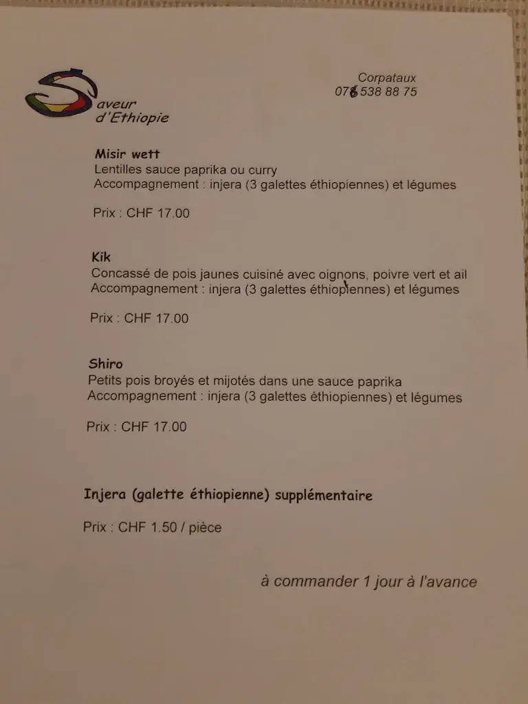 Menu_Saveur d'Éthiopie_Corpataux-Magnedens_image_2