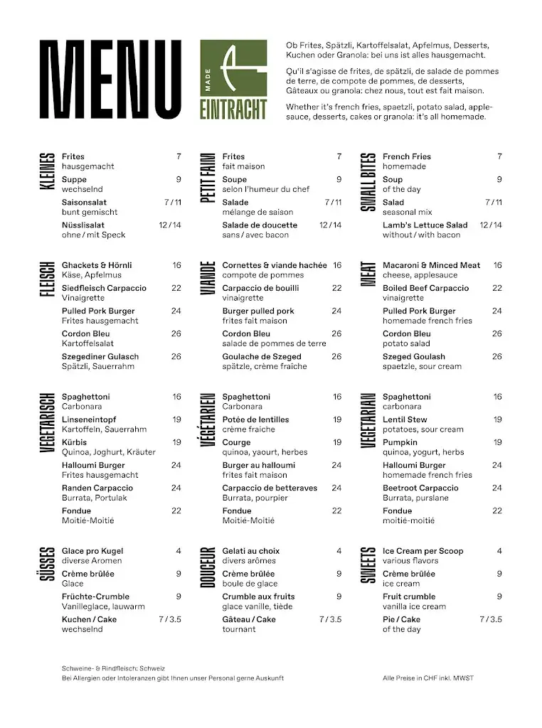 Menu_Restaurant Eintracht_Murten_image_2