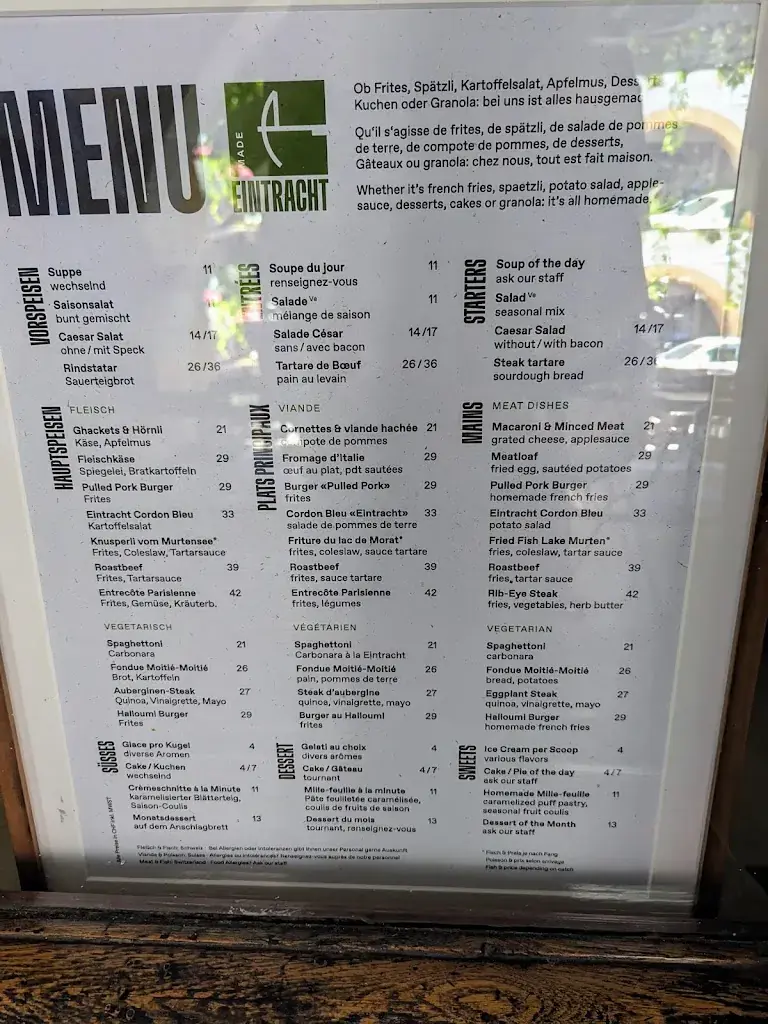 Menu_Restaurant Eintracht_Murten_image_3