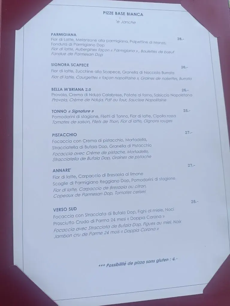 Menu_Vesuvius Pizzeria Napoletana | Ristorante_Praz (Vully)_image_3