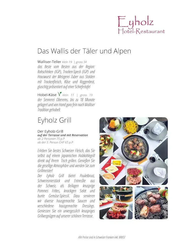 Menu_Hotel-Restaurant Eyholz_Eyholz_image_3