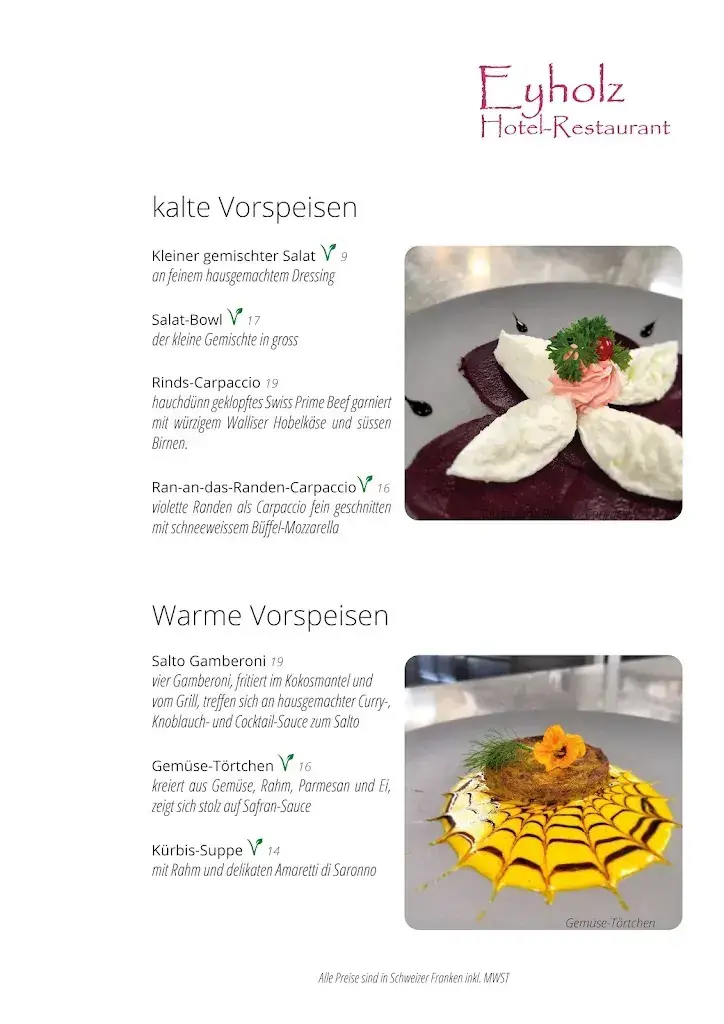 Menu_Hotel-Restaurant Eyholz_Eyholz_image_4