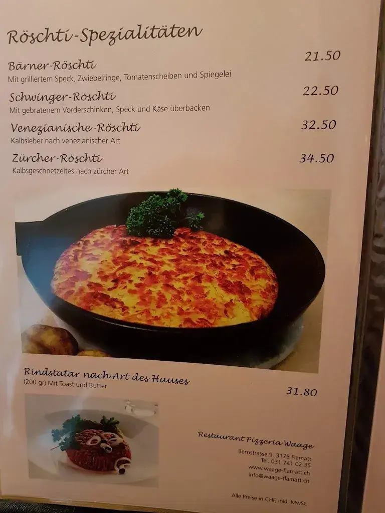 Menu_Restaurant Pizzeria zur Waage_Wünnewil-Flamatt_immagine_4