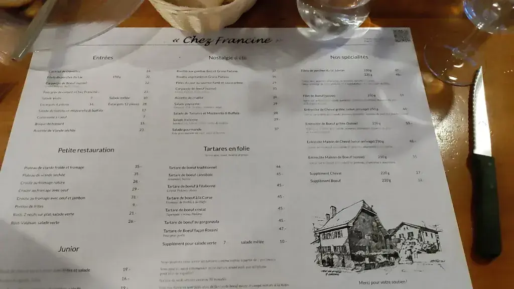 Menu_Café Hotel de La Place ‘chez Francine’_Corsier-sur-Vevey_image_3