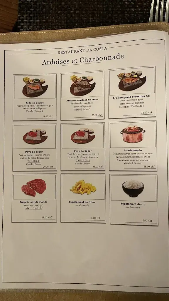Restaurant da Costa_Corsier-sur-Vevey_menu_image_1
