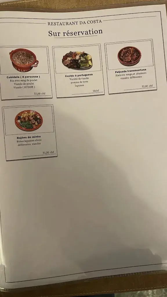 Menu_Restaurant da Costa_Corsier-sur-Vevey_immagine_4