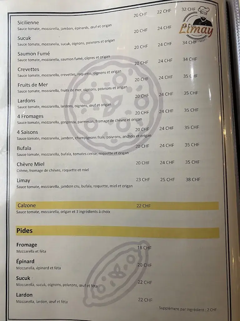 Menu_Restaurant Limay_Châtel-Saint-Denis_image_4